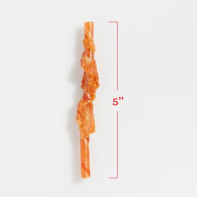 Show full view: DreamBone Twists Wrapped with Chicken Peanut Butter Rawhide Free Dog Chews, 36 count slide 10 of 11