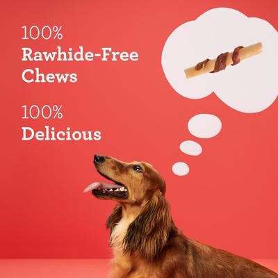 Show full view: DreamBone Sticks Wrapped with Real Chicken Rawhide Free Dog Chews, 8 count slide 5 of 13