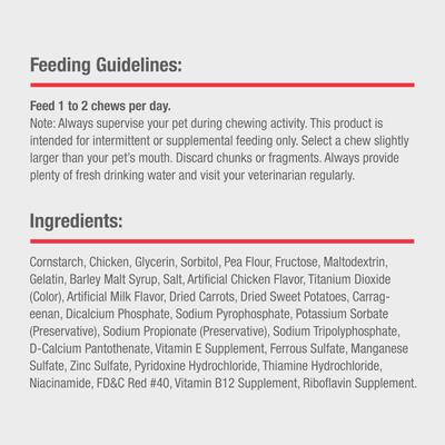 Show full view: DreamBone Twists Wrapped with Chicken Rawhide Free Dog Chews, 50 count slide 9 of 13