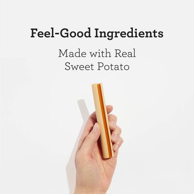 Show full view: DreamBone DreamSticks Real Sweet Potato Rawhide Free Dog Chews, 10 count slide 4 of 13