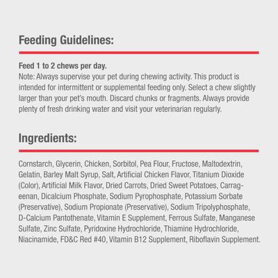 Show full view: DreamBone Chicken Wrapped Rawhide Free Chews Dog Bones, Mini, 16 count slide 9 of 13