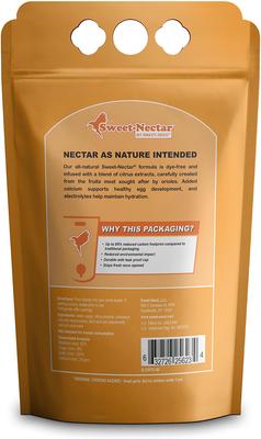 Show full view: Sweet-Nectar Ready-To-Use Oriole Food, Clear, 50.7-fl oz bag slide 2 of 9