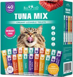 Beloved Pets Tuna Mix Urinary Care Creamy Lickable Cat Treats, 40 count