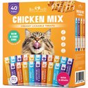 Beloved Pets Chicken Mix Multivitamin Creamy Lickable Cat Treats, 40 count