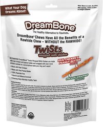 DreamBone Twists Wrapped with Chicken Peanut Butter Rawhide Free Dog Chews, 36 count slide 2 of 9