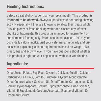 Show full view: DreamBone Dino Chews Real Chicken Rawhide Free Dog Chews, Small, 14 count slide 9 of 13