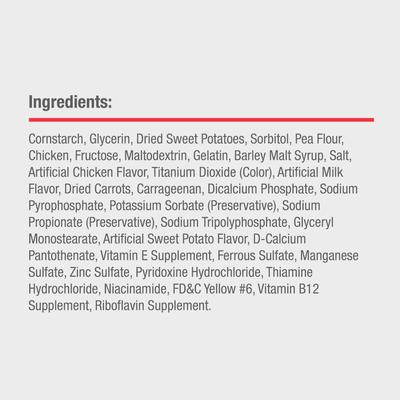 Show full view: DreamBone Real Sweet Potato Rawhide Free Dog Chew Bones, Mini, 24 count slide 9 of 13