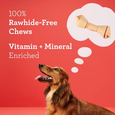 Show full view: DreamBone Real Chicken Rawhide Free Dog Chew Bones, Small, 6 count slide 5 of 13