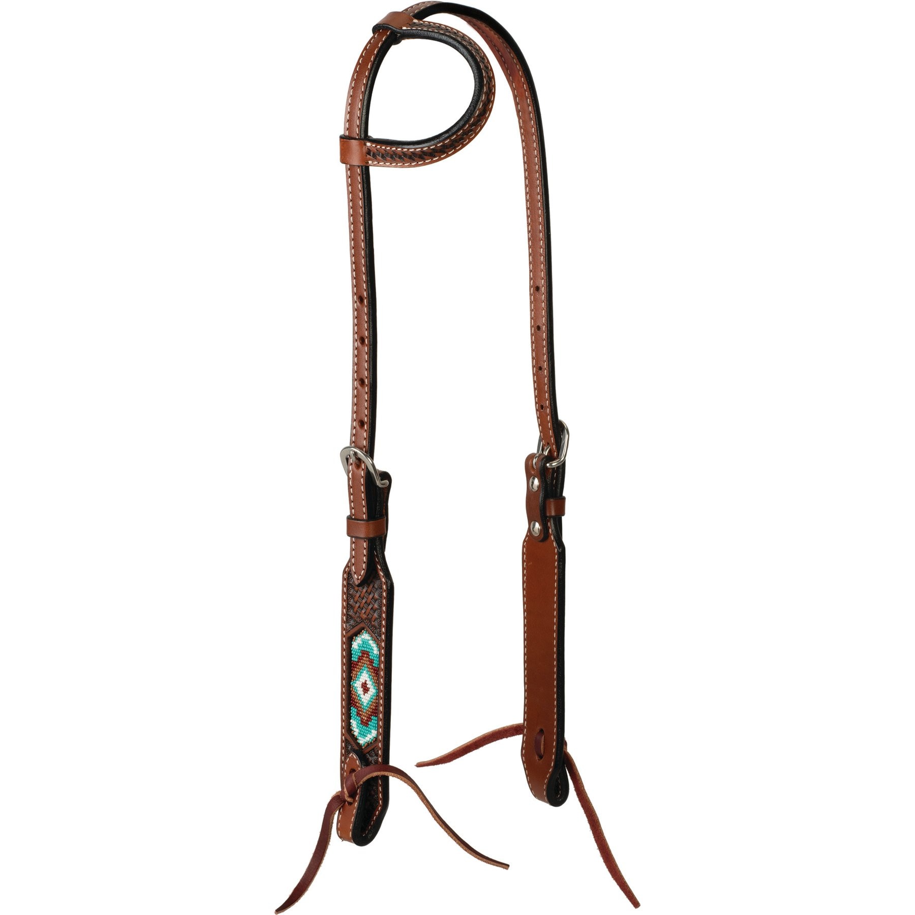 Weaver Equine Beaded Horse One Ear Headstall, Beaded Collection