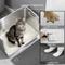 Show in main carousel: Ptlom Stainless Steel High Sided Cat Litter Box, X-Large: 22.5 x 14.5 x 14.5-in slide 3 of 9