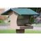 Show in main carousel: Birds Choice Recycled Plastic House Hopper Wild Bird Feeder, Taupe & Green, Medium: 10.5 x 10.5 x 9-in slide 3 of 6
