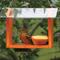 Show in main carousel: Birds Choice Recycled Plastic Oriole Wild Bird Feeder, Orange, 10.5 x 8.75 x 8-in slide 5 of 6