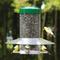 Show in main carousel: Birds Choice Hanging Classic Wild Bird Feeder with Baffle Weather Guard, Green, 12-in slide 4 of 5