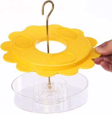 Show full view: Birds Choice Flutterby Butterfly Nectar Wild Bird Feeder with Fruit Trays, Yellow, 12-oz slide 4 of 6