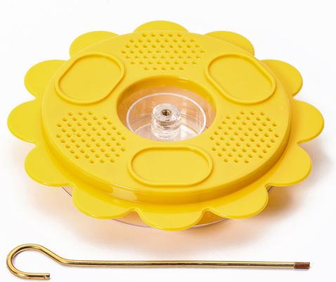 Show full view: Birds Choice Flutterby Butterfly Nectar Wild Bird Feeder with Fruit Trays, Yellow, 12-oz slide 3 of 6