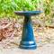 Show in main carousel: Ohio Stoneware Bird Bath, 17 x 17 x 22-in, Summer Blue slide 3 of 6