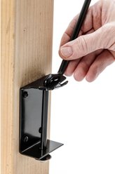 Birds Choice Wall or Deck Bracket 5 Position Bird Feeder or Planter, Black, 31-in slide 2 of 6