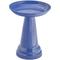 Show in main carousel: Ohio Stoneware Bird Bath, 17 x 17 x 22-in, Summer Blue slide 1 of 6