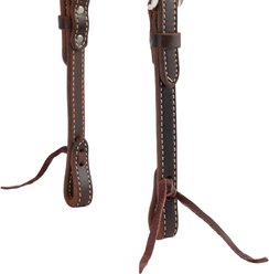 Weaver Equine Buffalo Leather Horse One Ear Headstall, Burgundy slide 2 of 9