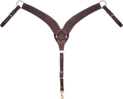Weaver Equine Basin Cowboy Roper Horse Breast Collar, Brown