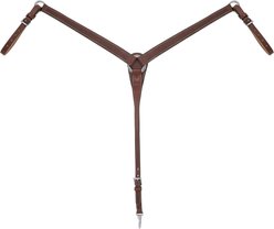 Weaver Equine Basin Cowboy Tapered Horse Breast Collar, Brown