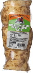 Redbarn Glazed Beef Cheek Roll Dog Chew, Small/Medium