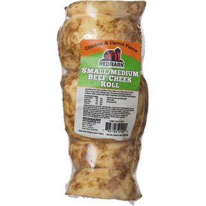 Redbarn Glazed Beef Cheek Roll Dog Chew, Small/Medium