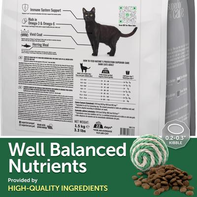 Show full view: Nature's Protection Superior Care Herring Grain-Free Adult Dry Cat Food, 3.3-lb bag slide 5 of 9