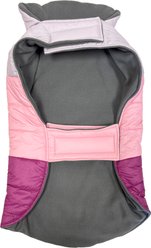 Eddie Bauer Flora Colorblock Puffer Dog Parka, Purple/Light Purple, Large slide 2 of 7
