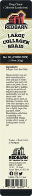 Show full view: Redbarn Collagen Braid Dog Chew, 1 count slide 9 of 11