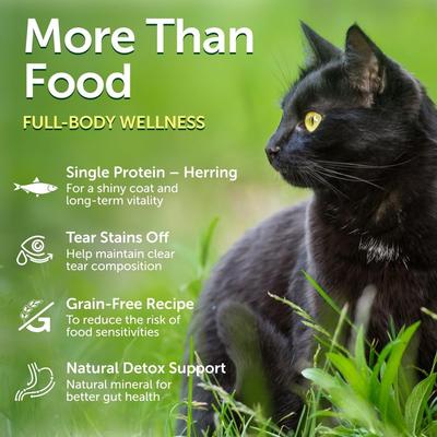 Show full view: Nature's Protection Superior Care Herring Grain-Free Adult Dry Cat Food, 3.3-lb bag slide 3 of 9