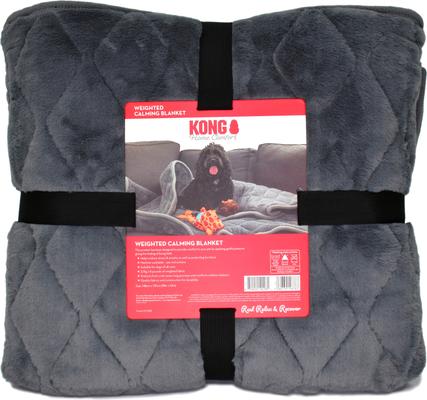 Show full view: KONG Weighted Calming Dog Blanket, Grey, 58 x 53-in slide 6 of 6