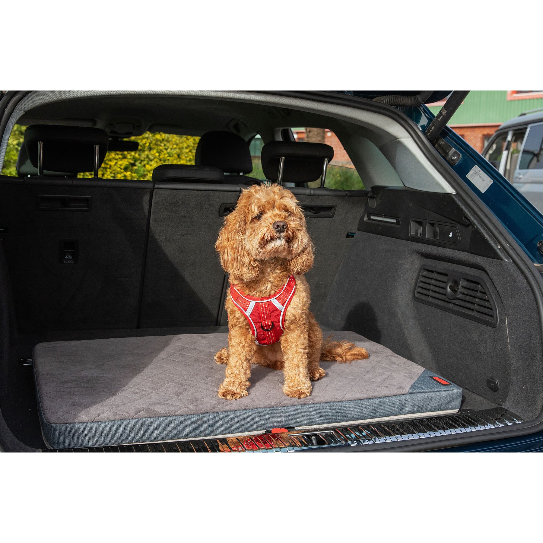 KONG Fold-Up Dog Travel Mat, Grey