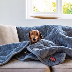 KONG Weighted Calming Dog Blanket, Grey, 58 x 53-in