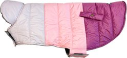 Eddie Bauer Flora Colorblock Puffer Dog Parka, Purple/Light Purple, Small slide 2 of 7