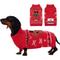 Show in main carousel: NANAKI Machine Washable Dog Christmas Sweater, Red, Medium slide 1 of 10