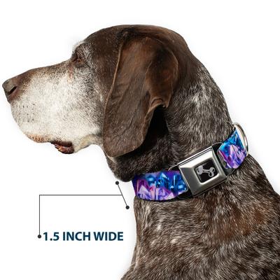 Show full view: Buckle-Down Crystals Dog Collar, Small: 9.5 to 13-in neck, 1-in wide slide 7 of 8