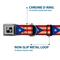 Show in main carousel: Buckle-Down Puerto Rico Flag Weathered Dog Collar, Medium: 11 to 16.5-in neck, 1-in wide slide 6 of 9