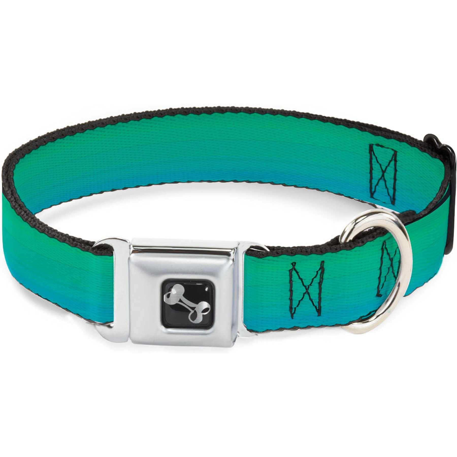 Buckle-Down Ombre Dog Collar, Small: 13 to 17-in neck, 1.5-in wide