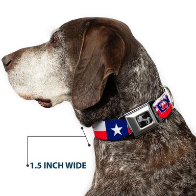 Show full view: Buckle-Down Texas Flag Dog Collar, Large: 15 to 24-in neck, 1-in wide slide 8 of 9