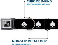Buckle-Down Spade Dog Collar, Small: 9.5 to 13-in neck, 1-in wide slide 2 of 8