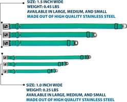 Buckle-Down Ombre Dog Collar, Medium: 11 to 16.5-in neck, 1-in wide slide 2 of 8