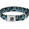 Show in main carousel: Buckle-Down Skulls Stacked Weathered Dog Collar, Small: 9.5 to 13-in neck, 1-in wide slide 1 of 9