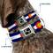 Show in main carousel: Buckle-Down Colorado Flags Dog Collar, Medium: 11 to 16.5-in neck, 1-in wide slide 2 of 8