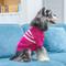 Show in main carousel: CuteBone Cardigan Striped Knitted Dog Sweater, Pink, Large slide 7 of 9