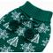 Show in main carousel: CuteBone Snowflake Dog Sweater Dress, Green, X-Small slide 7 of 10