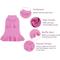 Show in main carousel: CuteBone Solid Dog Sweater Dress, Pink, X-Small slide 5 of 9