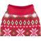 Show in main carousel: CuteBone Snowflake Argyle Dog Sweater Dress, Red, X-Small slide 5 of 9