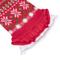 Show in main carousel: CuteBone Snowflake Argyle Dog Sweater Dress, Red, X-Small slide 4 of 9