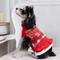 Show in main carousel: CuteBone Snowflake Argyle Dog Sweater Dress, Red, X-Small slide 2 of 9